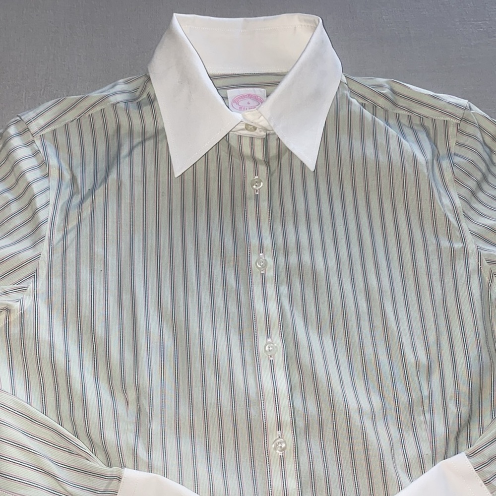 Brooks Brothers mens long sleeve shirt size 6 - Picture 4 of 5